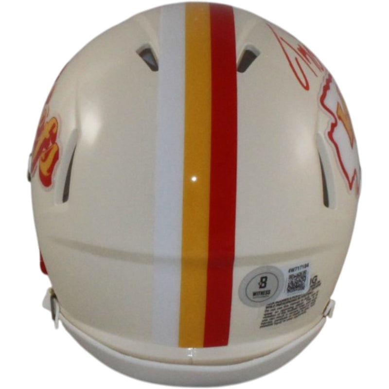 Tony Gonzalez Signed Kansas City Chiefs Retro Mini Helmet