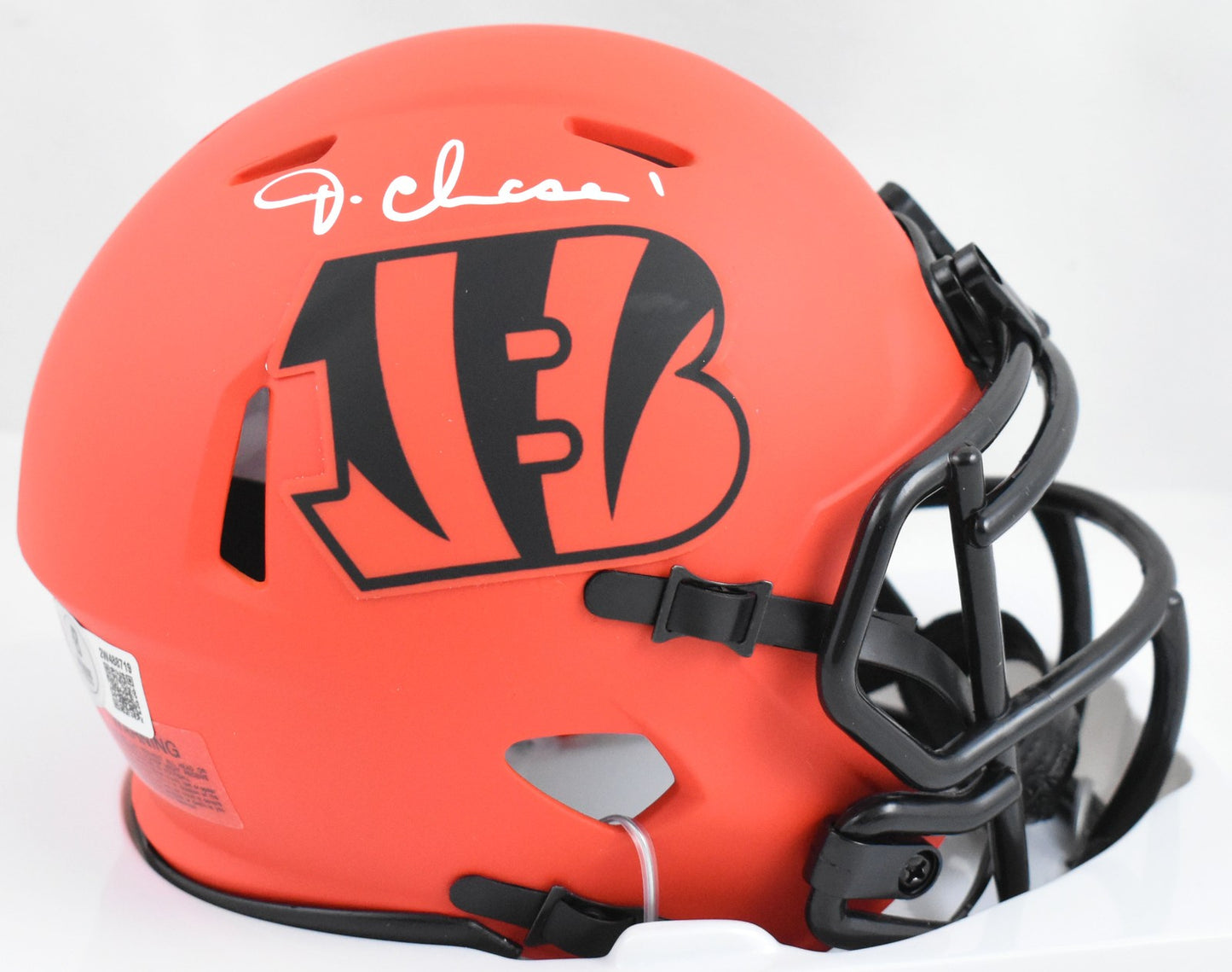 Ja'Marr Chase Signed Cincinnati Bengals Rave Speed Mini Helmet