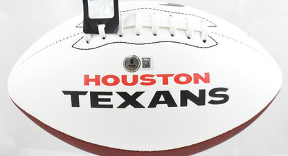 Nico Collins Autographed Houston Texans Logo Football
