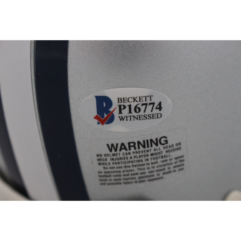 Emmitt Smith Autographed Dallas Cowboys VSR4 Mini Helmet