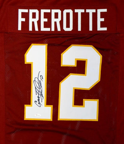 Gus Frerotte Autographed Maroon Custom Jersey