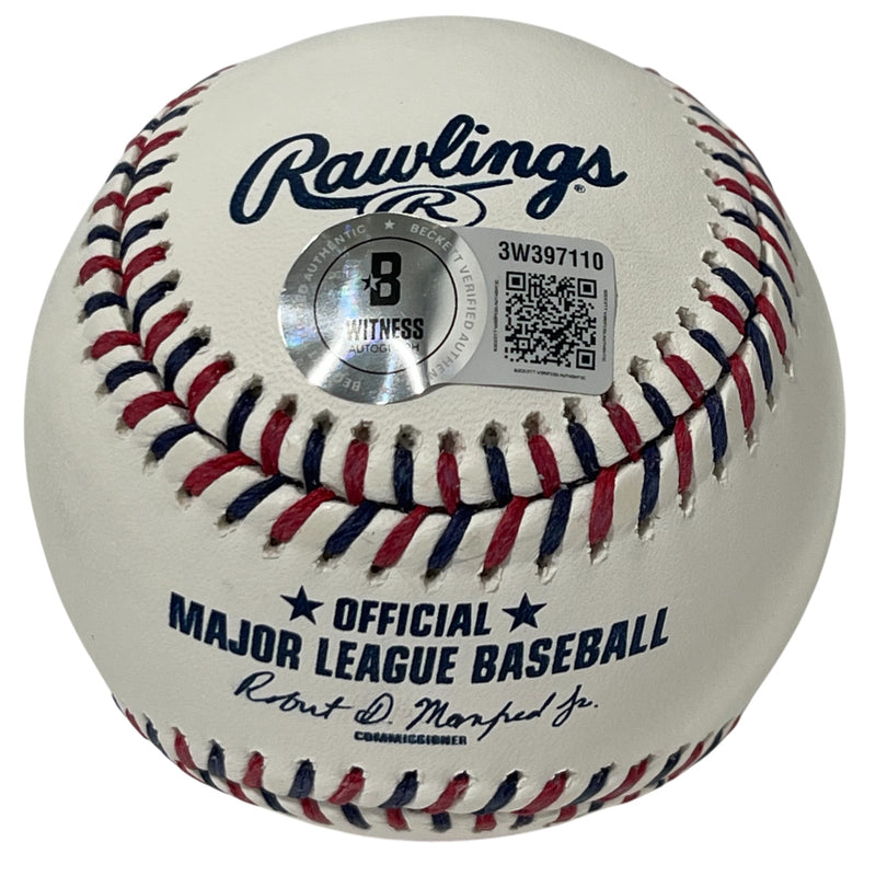 Pedro Martinez Signed Boston Red Sox Official Logo Baseball (Beckett)