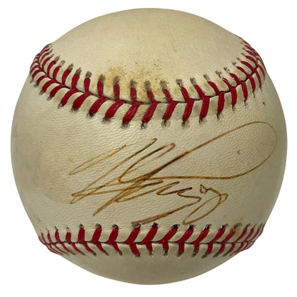 Mike Piazza Signed New York Mets Rawlings National League Baseball (JSA)