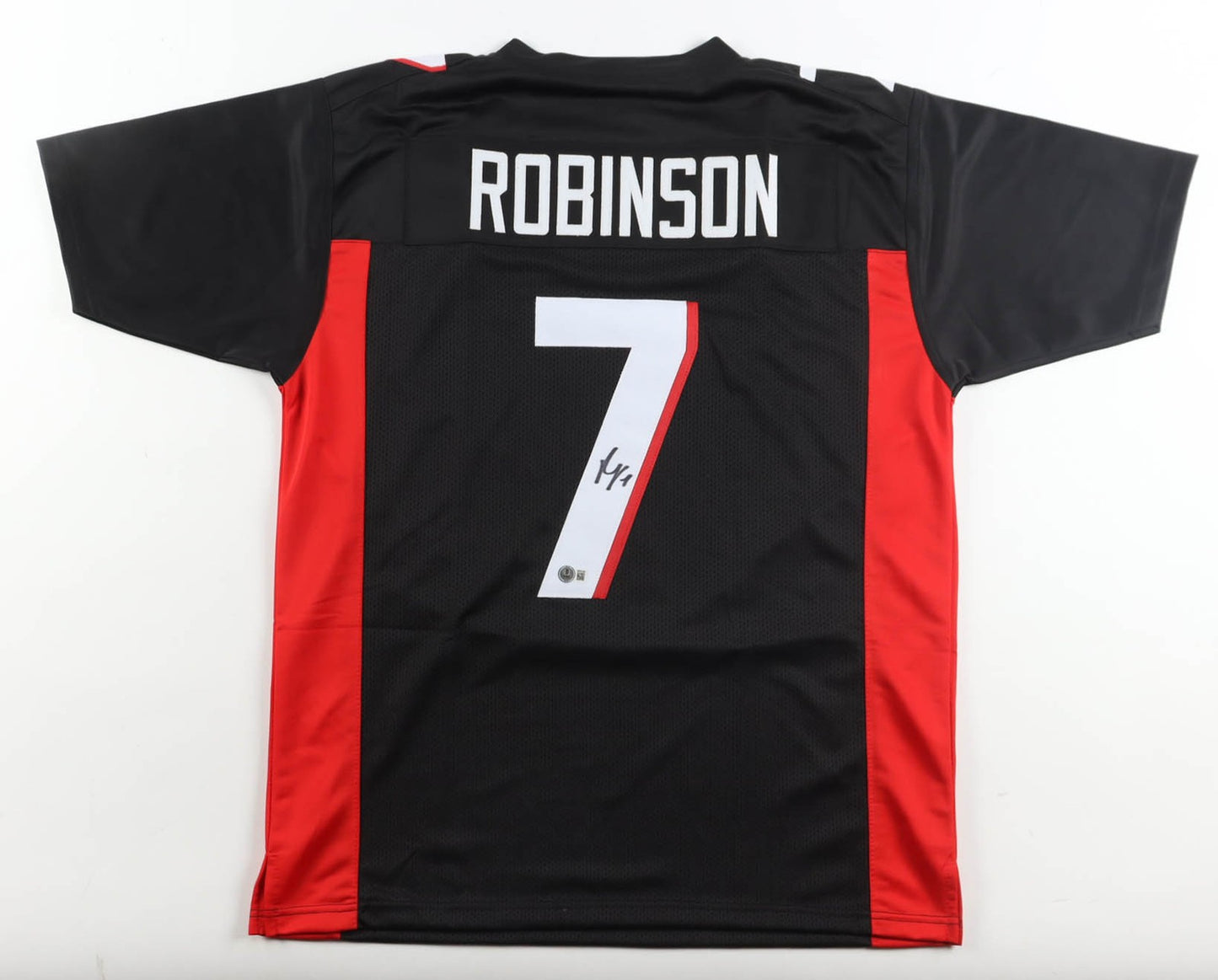 Bijan Robinson Signed Atlanta Falcons Black Custom Jersey