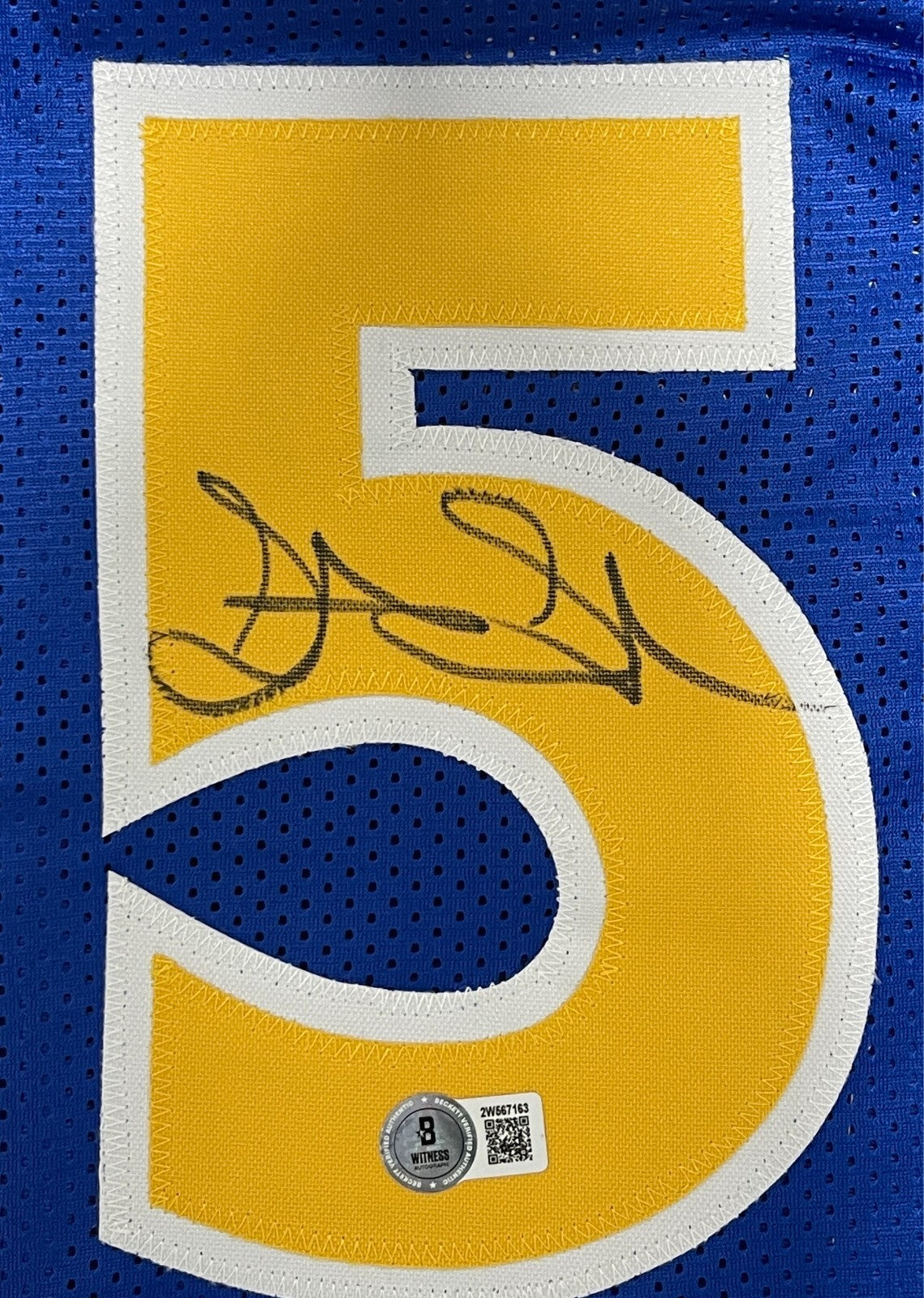 Latrell Sprewell Signed Golden State Custom Basketball Jersey (Beckett)