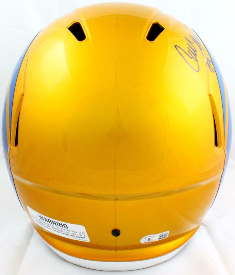 Cam Akers Signed Los Angeles Rams Full Size Flash Speed Helmet
