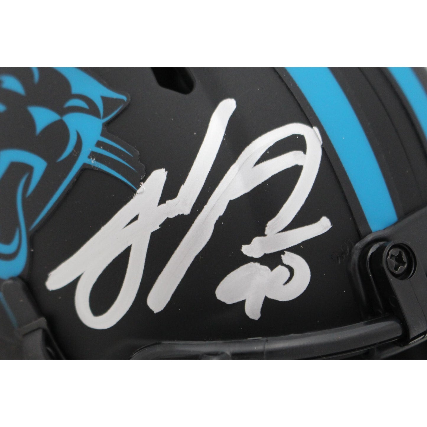 Julius Peppers Carolina Panthers Autographed Eclipse Mini Helmet