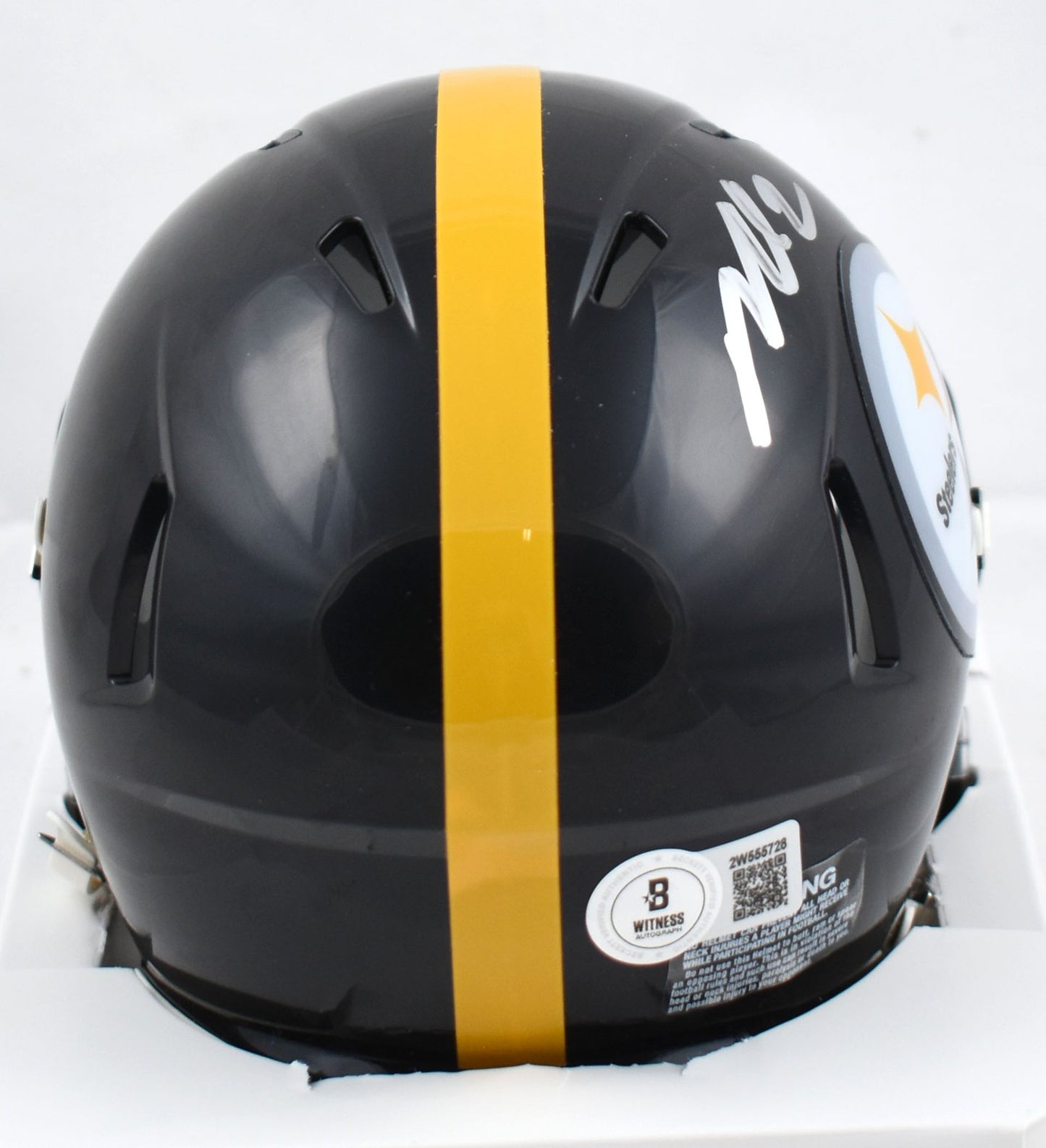 Michael Vick Autographed Pittsburgh Steelers Speed Mini Helmet