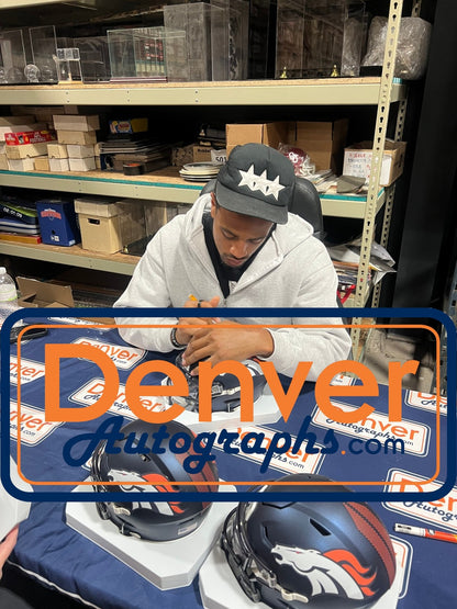 Patrick Surtain Signed Denver Broncos Midi Helmet
