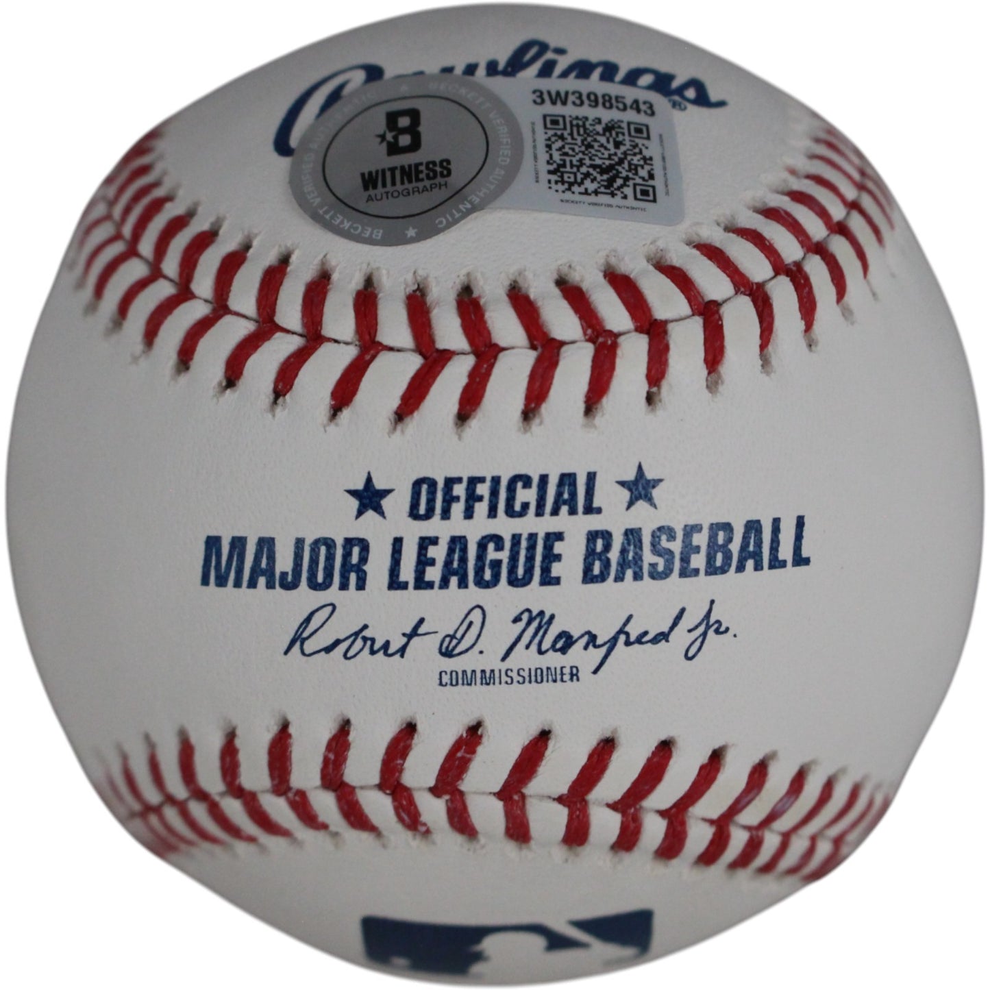 Pedro Martinez Autographed Boston Red Sox Official Major League Baseball (HOF)