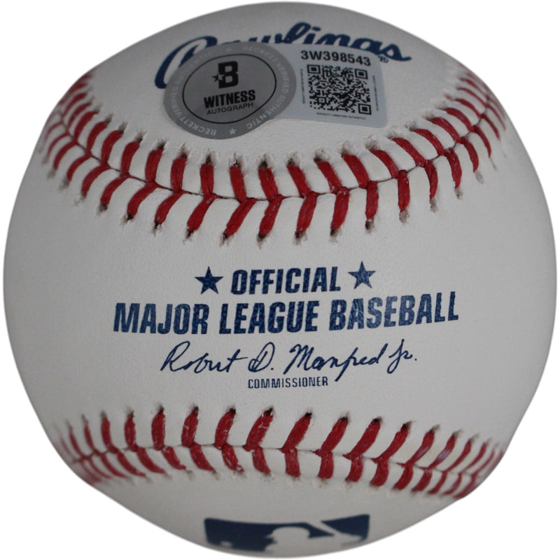 Pedro Martinez Autographed Boston Red Sox Official Major League Baseball (HOF)