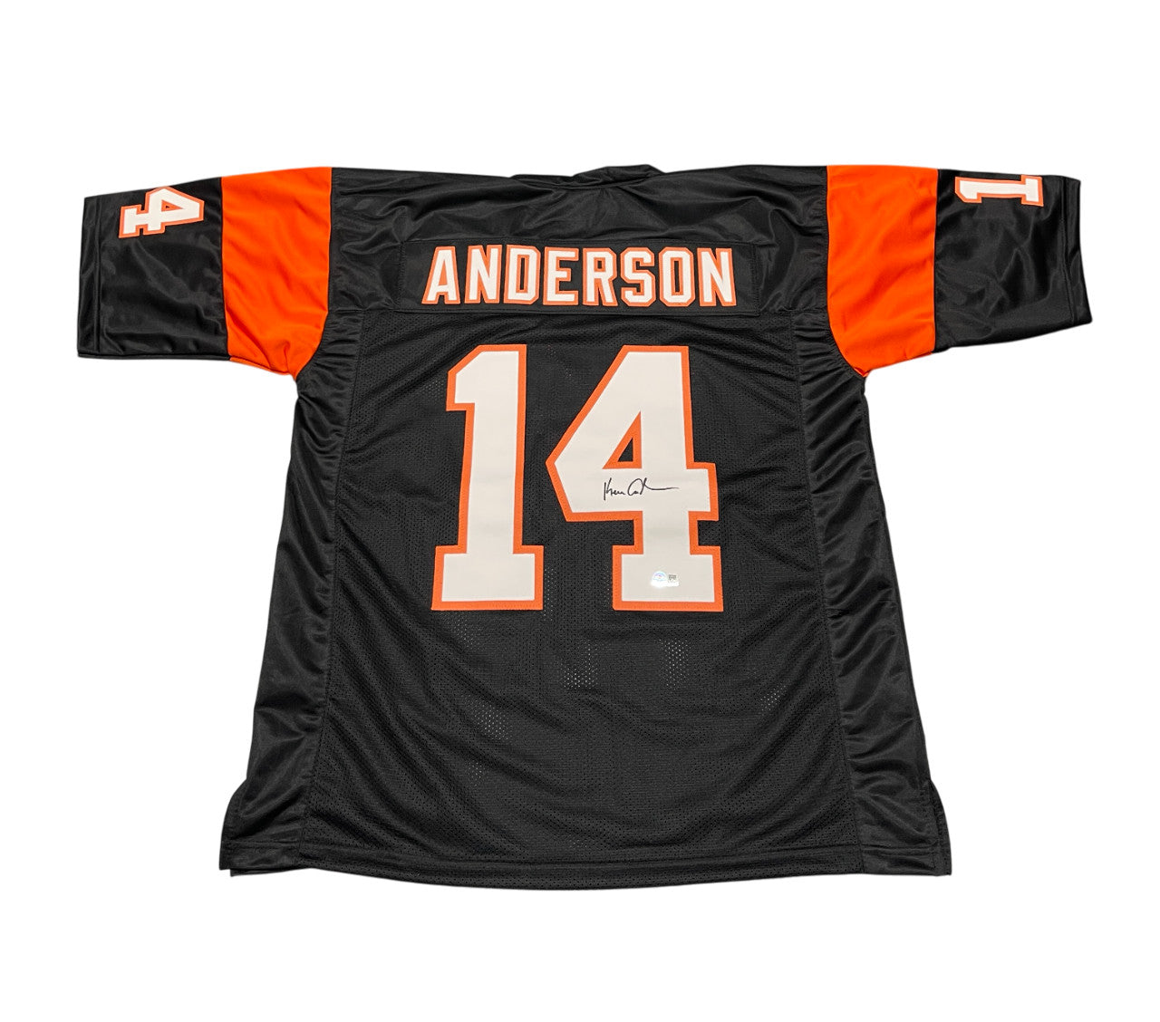 Ken Anderson Autographed Cincinnati Bengals Custom Football Jersey BAS