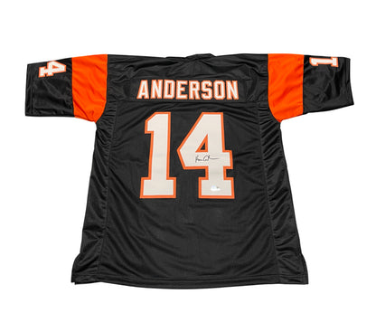 Ken Anderson Autographed Cincinnati Bengals Custom Football Jersey BAS