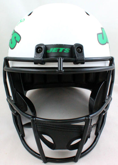 Elijah Moore Signed New York Jets Lunar Speed Full Size Helmet