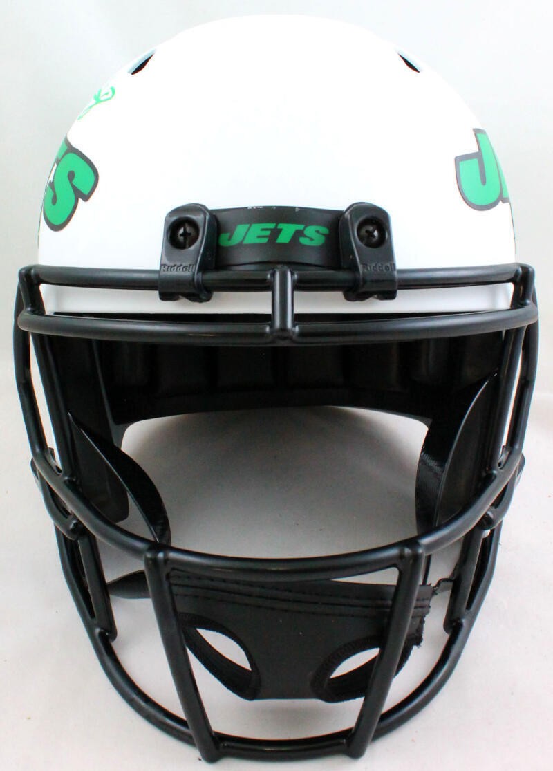Elijah Moore Signed New York Jets Lunar Speed Full Size Helmet