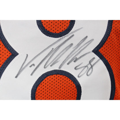 Von Miller Autographed Custom Orange Jersey (Beckett Witnessed)