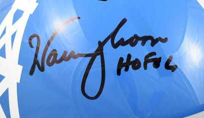 Warren Moon Autographed Houston Oilers Full Size Speed Helmet HOF Inscription