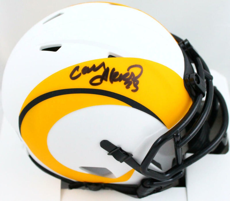Cam Akers Signed Los Angeles Rams Lunar Speed Mini Helmet