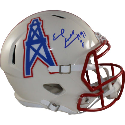 Earl Campbell Signed Tennessee Titans Full Size Retro Helmet