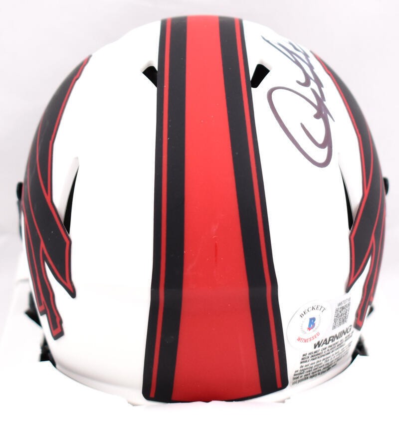 Doug Flutie Signed Buffalo Bills Lunar Speed Mini Helmet