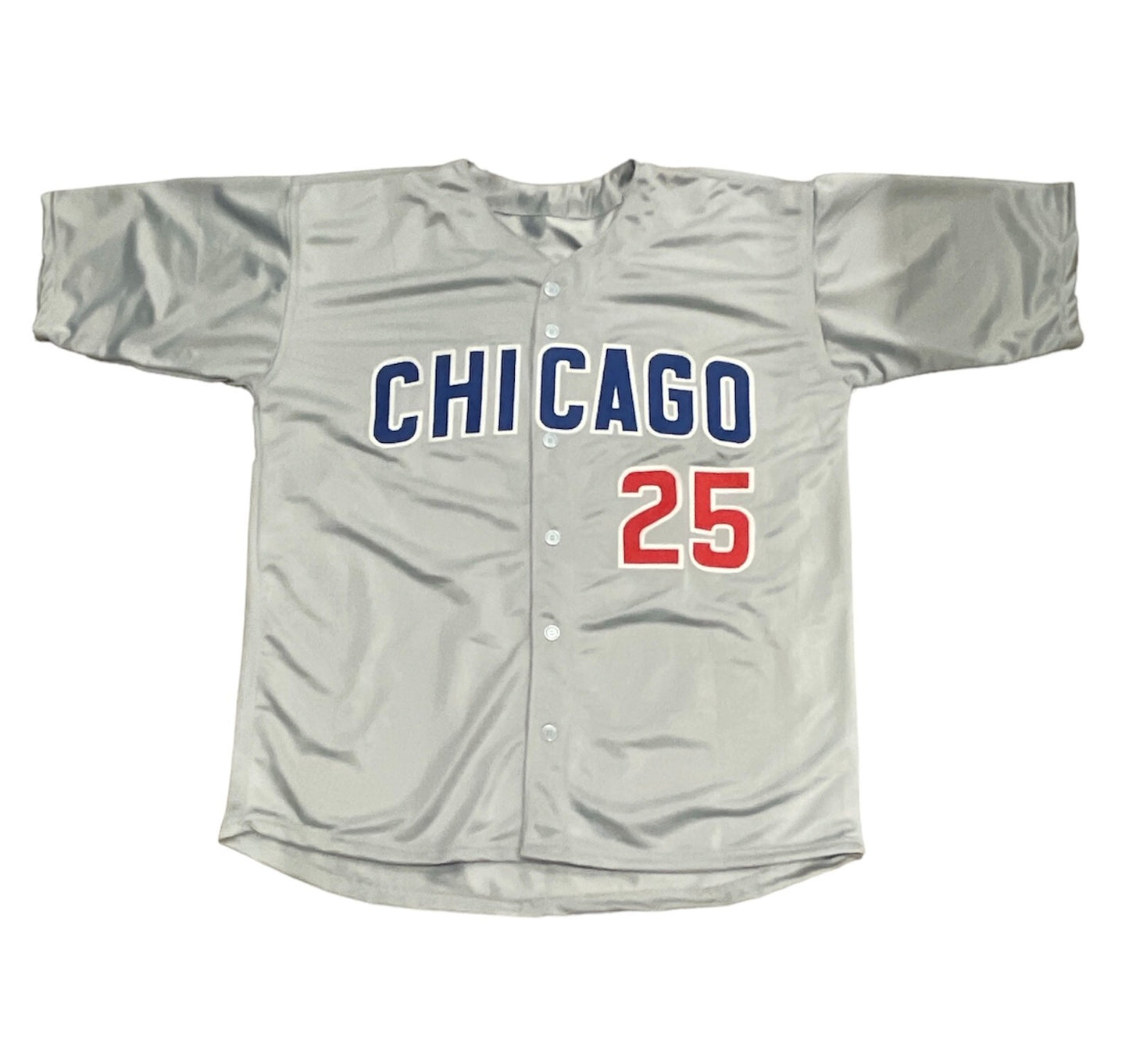 Derrek Lee Signed Chicago Cubs Custom Jersey (3 Inscriptions) - BAS COA