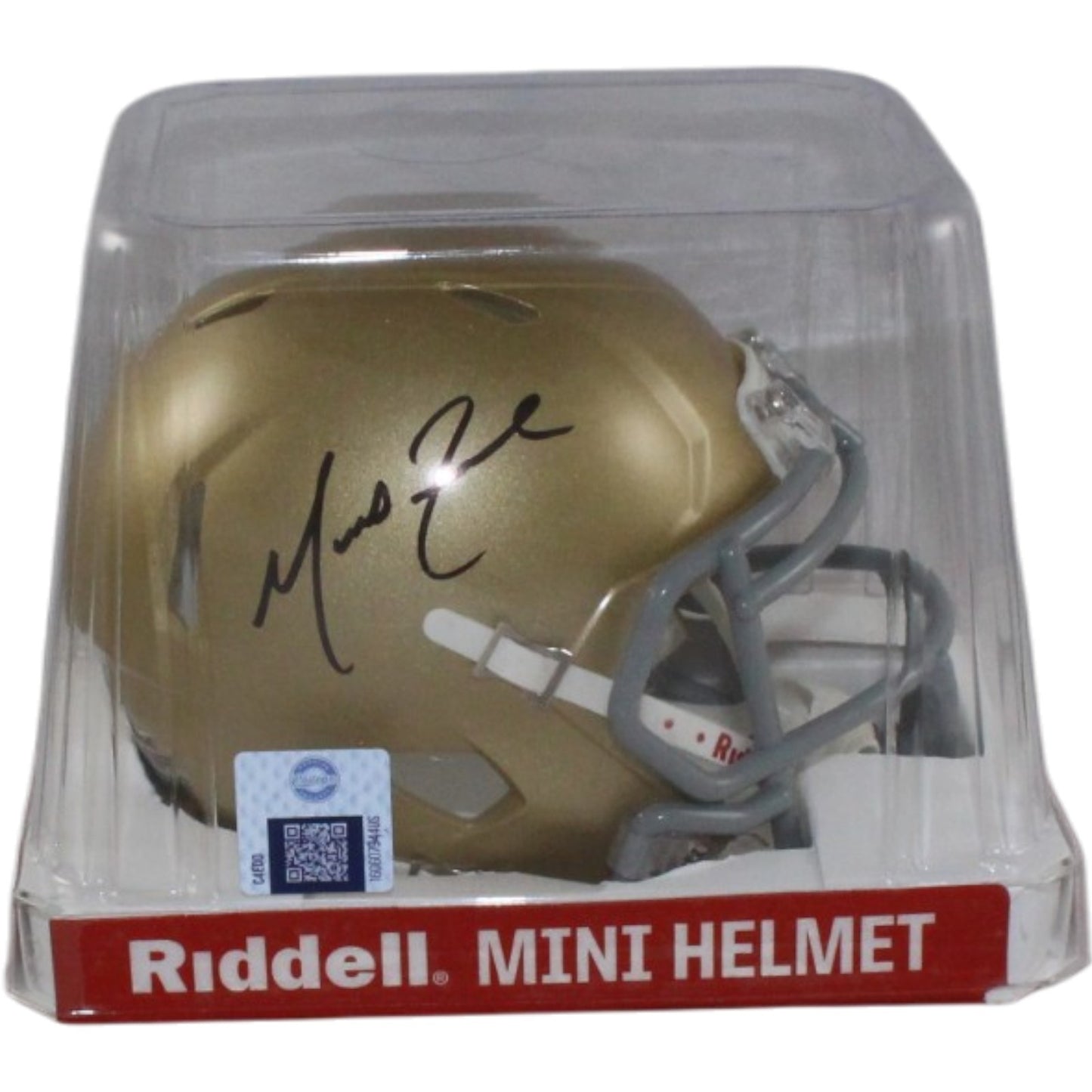 Marcus Freeman Notre Dame Fighting Irish Signed Mini Helmet