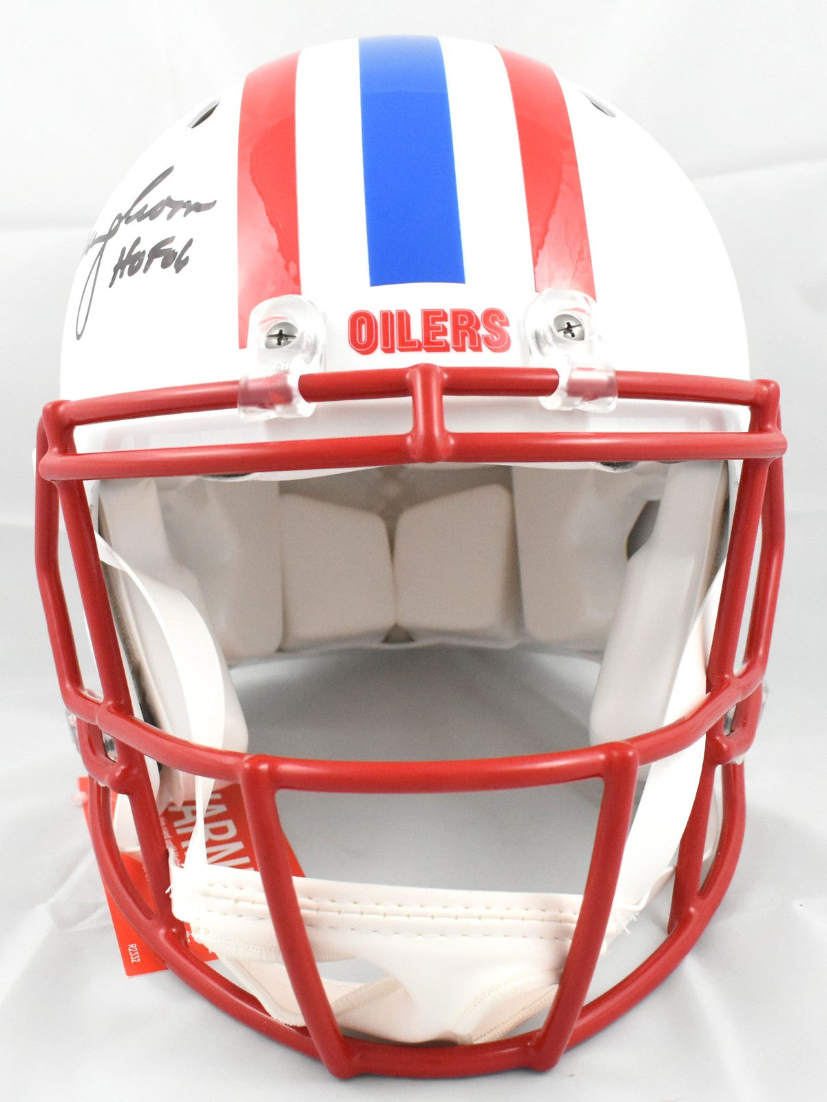 Warren Moon Signed Houston Oilers Full Size Speed Authentic Helmet (HOF)