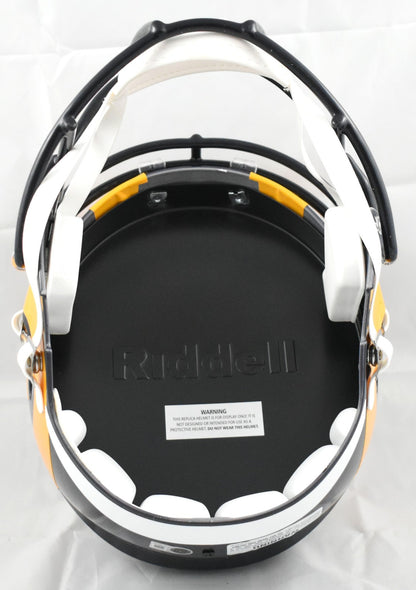 Torry Holt Autographed St. Louis Rams 1981-1999 Throwback Replica Helmet