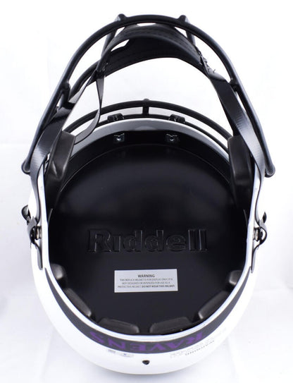 Ray Lewis Signed Baltimore Ravens Full Size Lunar Speed Helmet