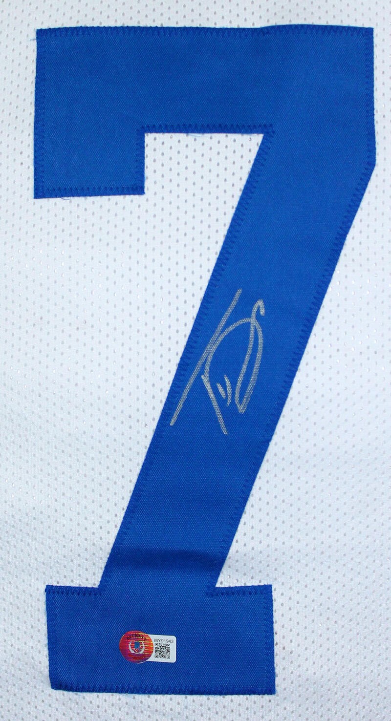 Trevon Diggs Autographed Dallas Cowboys Style White Custom Jersey