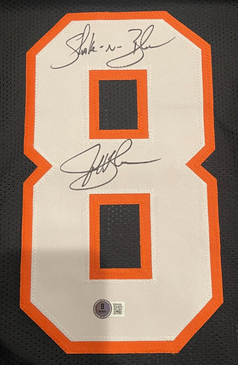 Jeff Blake Signed Cincinnati Bengals Custom Jersey (Shake n Blake) BAS