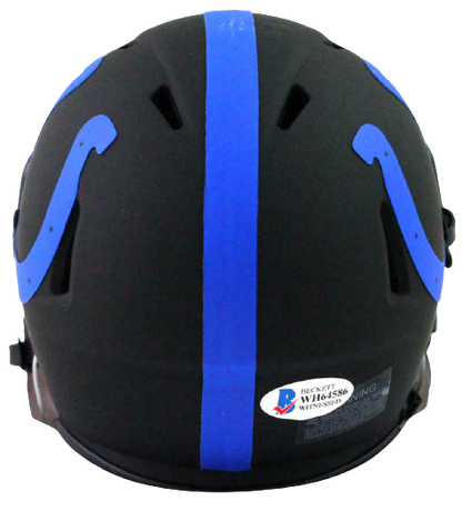 Darius Leonard Indianapolis Colts Eclipse Speed Mini Helmet BAS COA