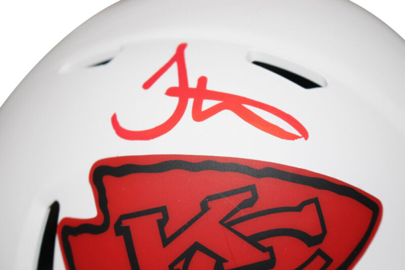Tyreek Hill Autographed Kansas City Chiefs Lunar Mini Helmet Beckett 28795