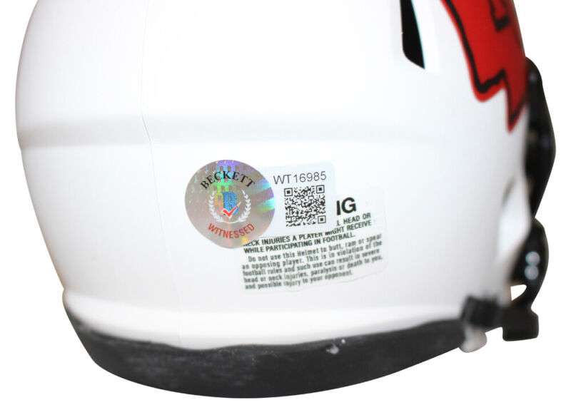 Tyreek Hill Autographed Kansas City Chiefs Lunar Mini Helmet Beckett 28795