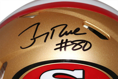 Jerry Rice Autographed San Francisco 49ers Authentic Speed Helmet FAN 39350