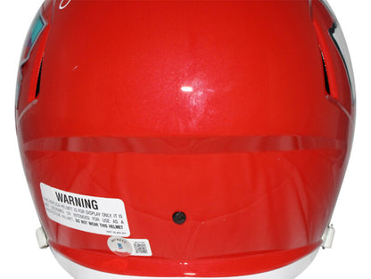 Tavis Kelce Signed Kansas City Chiefs SB 57 F/S Speed Helmet BAS 40398