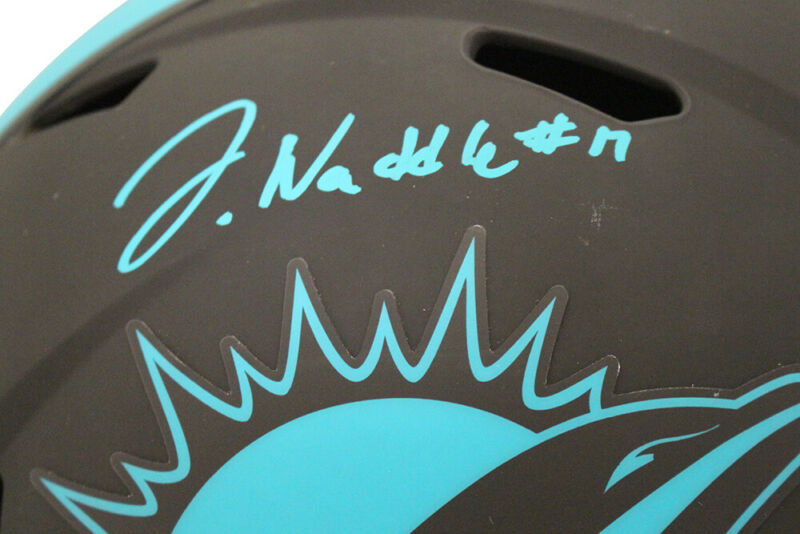 Jaylen Waddle Autographed Miami Dolphins F/S Eclipse Speed Helmet FAN 37997