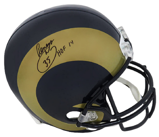 Aeneas Williams Los Angeles Rams Signed Riddell Full Size Replica Helmet w/HOF'14 (SCHWARTZ), , 