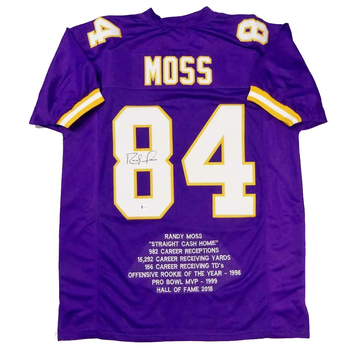 Up To 25% Off on Randy Moss Signed Purple Cust