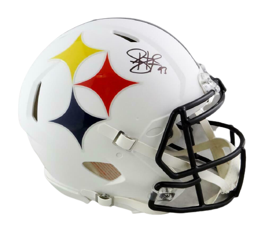 Hines Ward Autographed Pittsburgh Steelers AMP Replica Full-Size Football  Helmet - BAS COA