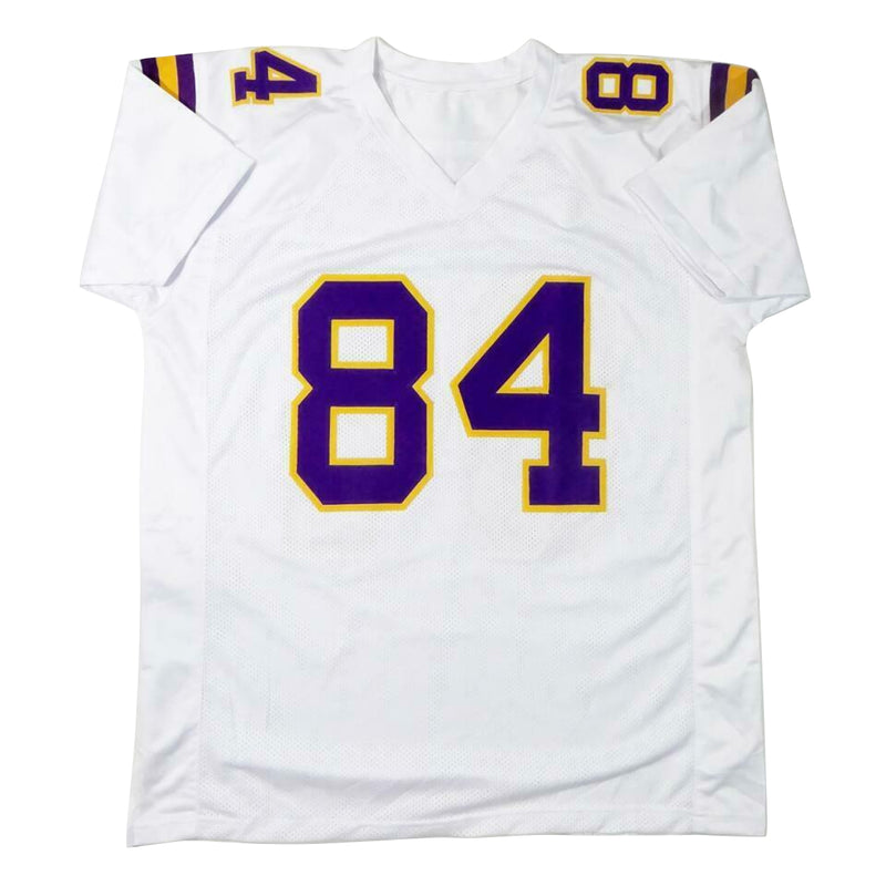Randy Moss Signed White Pro Style Jersey (BAS COA)