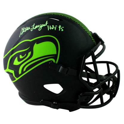 Steve Largent Seattle Seahawks Signed F/S Eclipse Helmet (BAS COA)