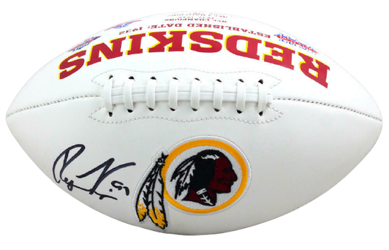 Ryan Kerrigan Washington Redskins Signed Washington Redskins Logo Foot —  Ultimate Autographs