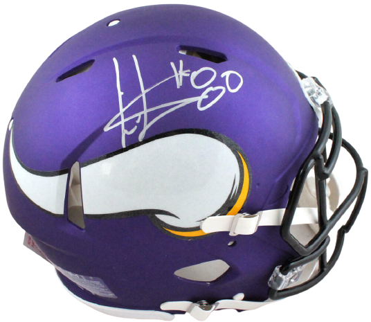 Cris Carter Minnesota Vikings Autographed Speed Authentic F/S Helmet- (JSA COA)
