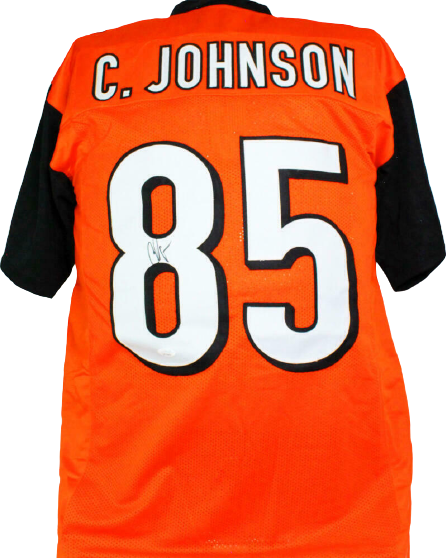 Chad Johnson Cincinnati Bengals Signed Orange Pro Style Alternate Jersey (JSA COA)