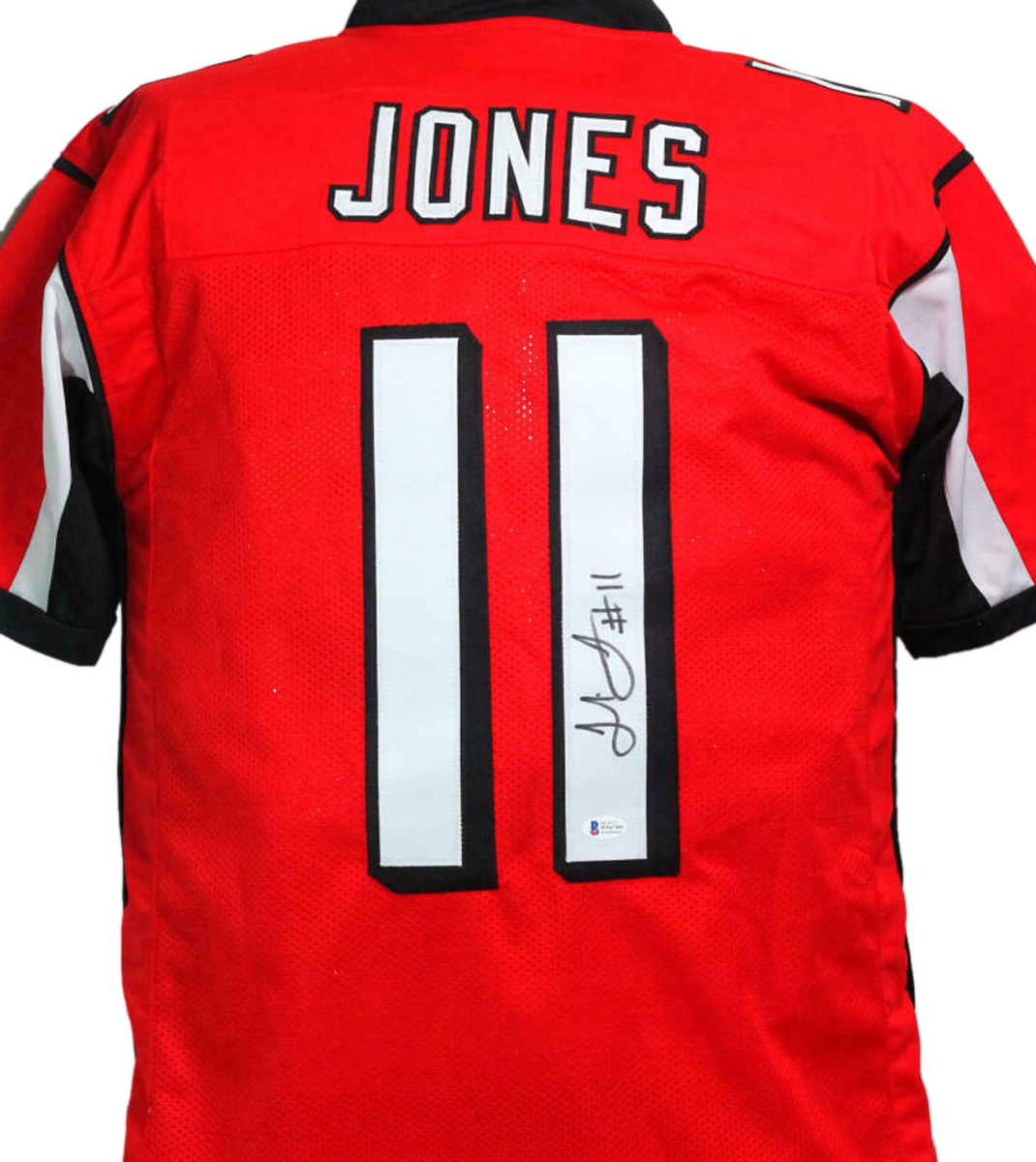 Julio Jones Autographed 2019 Red Pro Style Jersey (BAS COA)