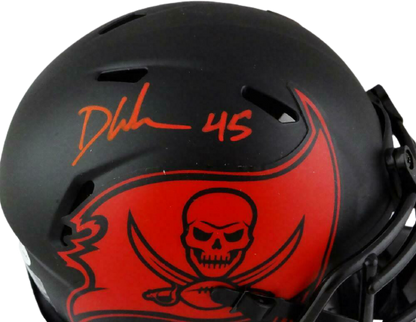 Devin White Tampa Bay Buccaneers Signed Tampa Bay Bucs Eclipse Mini Helmet (BAS COA)
