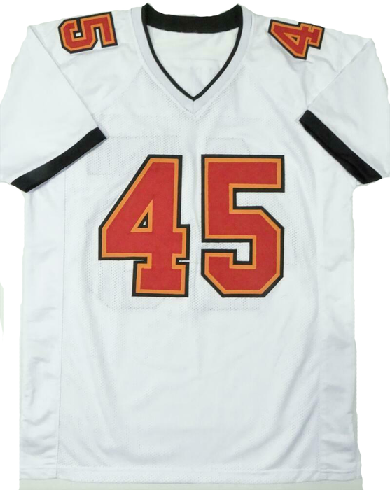 Devin White Tampa Bay Buccaneers Signed White Pro Style Jersey (BAS COA)