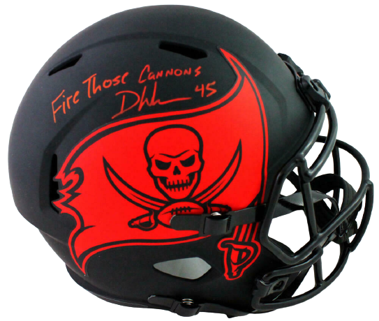 Devin White Tampa Bay Buccaneers Signed F/S Eclipse Speed Helmet (BAS COA)