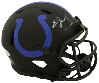 Edgerrin James Indianapolis Colts Eclipse Mini Helmet 28263 JSA COA (Baltimore)